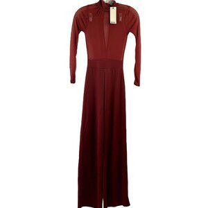 Boohoo Petite Women's Sheer Top Jumpsuit